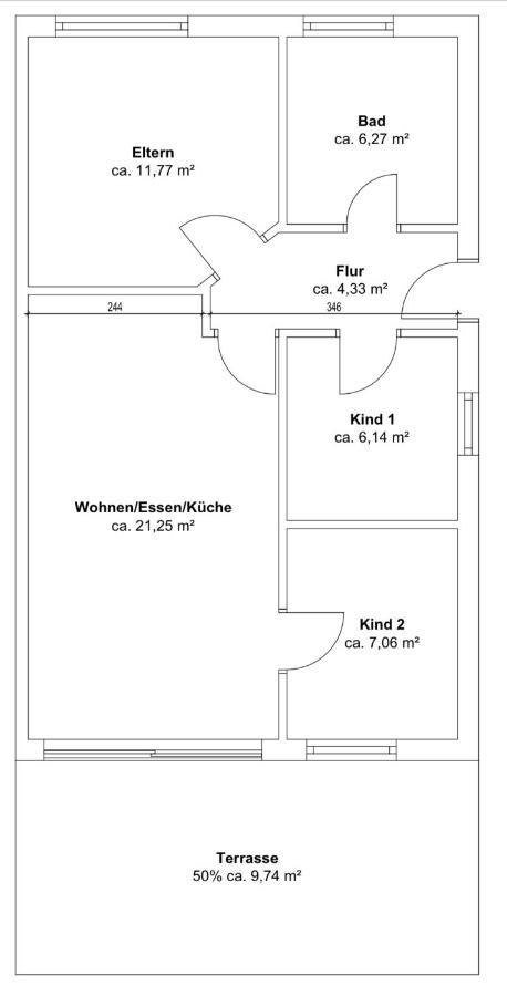 Ferienwohnung Am Muehlenkamp 塞巴特黑灵斯多夫 外观 照片